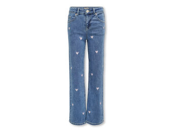 KMGJUICY WIDE LEG HEART EMB JEANS NOOS 15358387