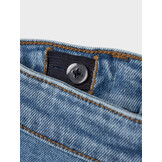 NMFBELLA MOM EMB JEANS 1224-SM NOOS 13242772 Medium Blue BOW EMBROIDERY