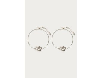 Bracelet set forever connected clover MJ12634 silver