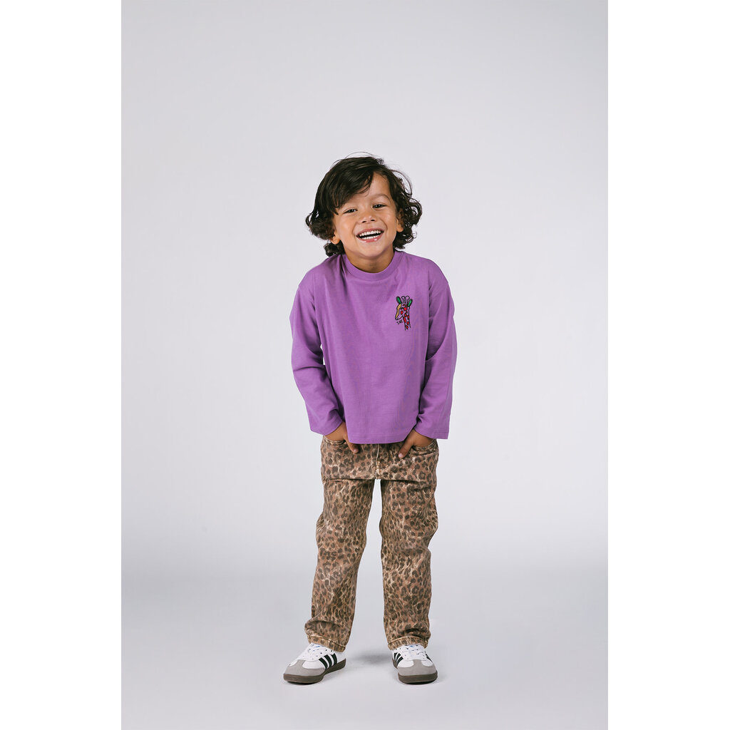 The New Chapter Riley denim leopard pants DNOOS-0621-927