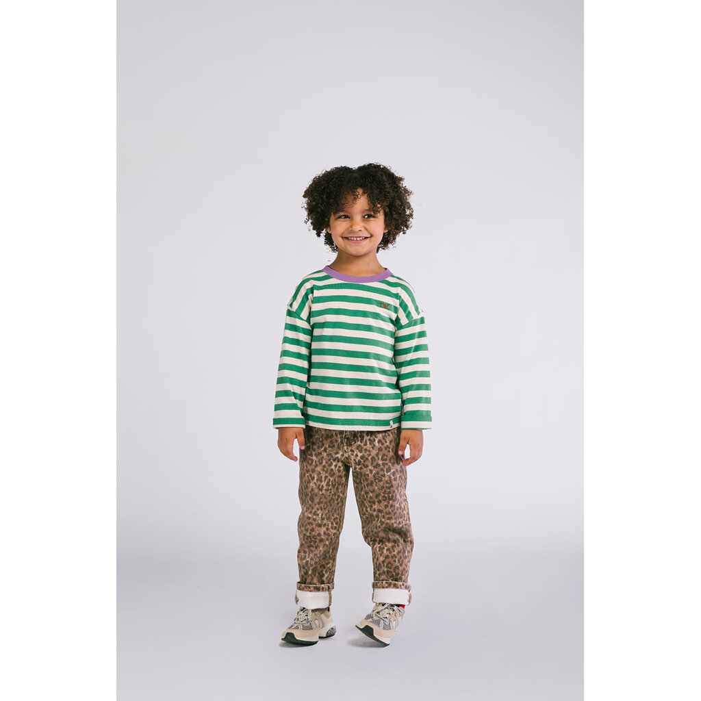The New Chapter Riley denim leopard pants DNOOS-0621-927