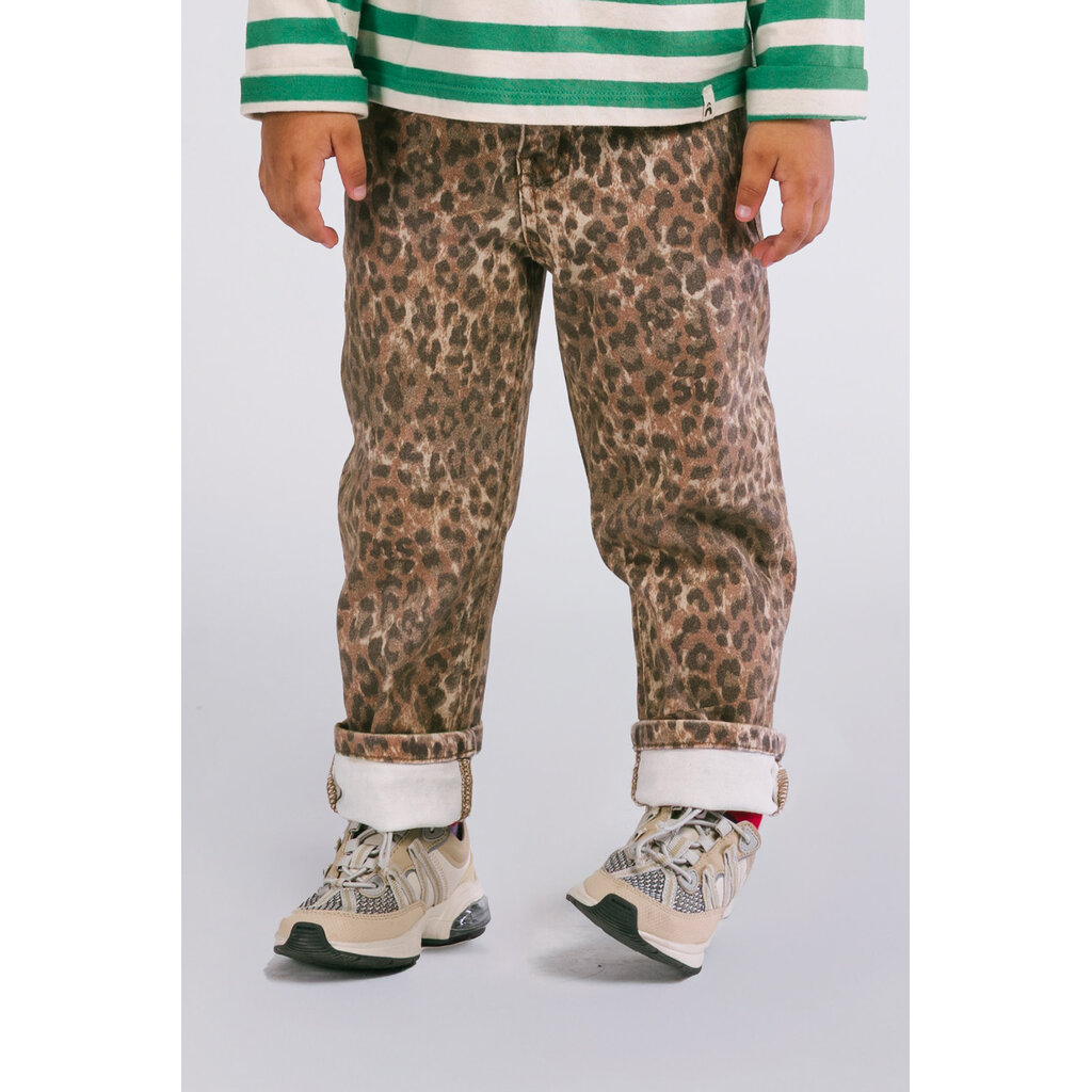 The New Chapter Riley denim leopard pants DNOOS-0621-927