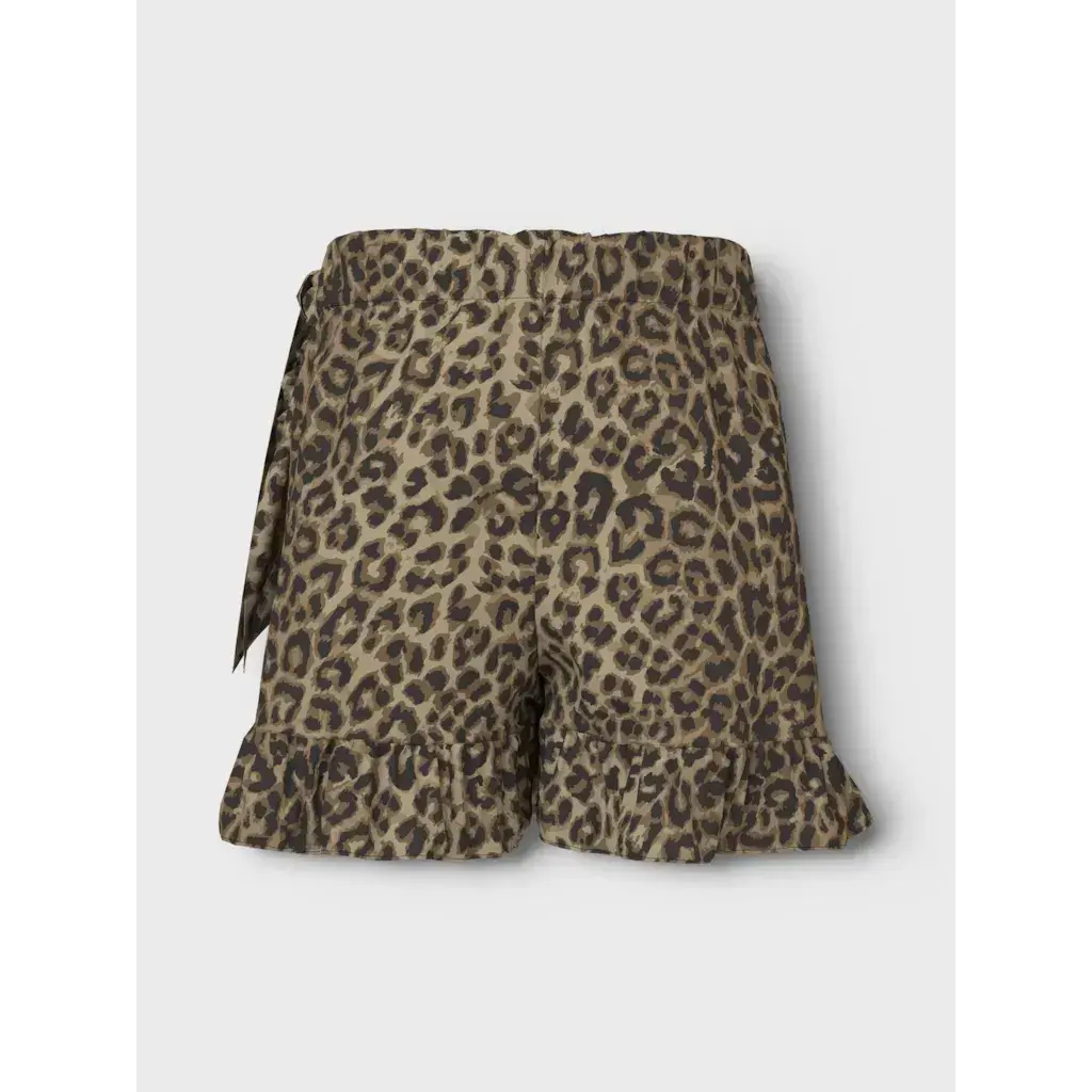 name it NMFVINAYA SKORT 13230555 Black LEOPARD AOP