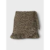 NMFVINAYA SKORT 13230555 Black LEOPARD AOP