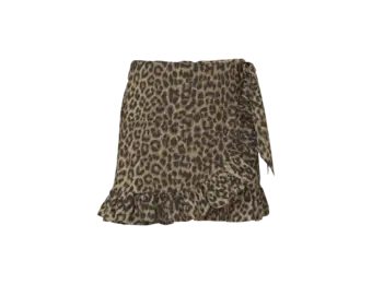 NMFVINAYA SKORT 13230555 Black LEOPARD AOP