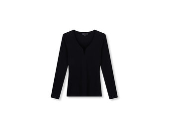 Rib top ZOHRA R2511809847 BLACK