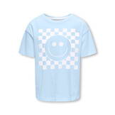 KOGCARTY LIFE S/S TEE BOX CS JRS 15375835 Cashmere Blue CheckSmiley