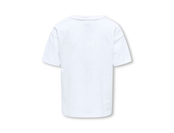 KOGCARTY LIFE S/S TEE BOX CS JRS 15375835 Bright White CheckSmiley