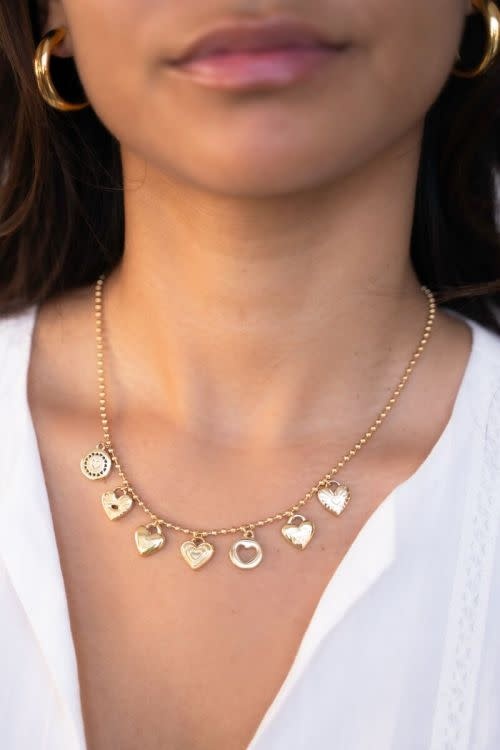 Ketting candy couture charms  MJ06294 Gold