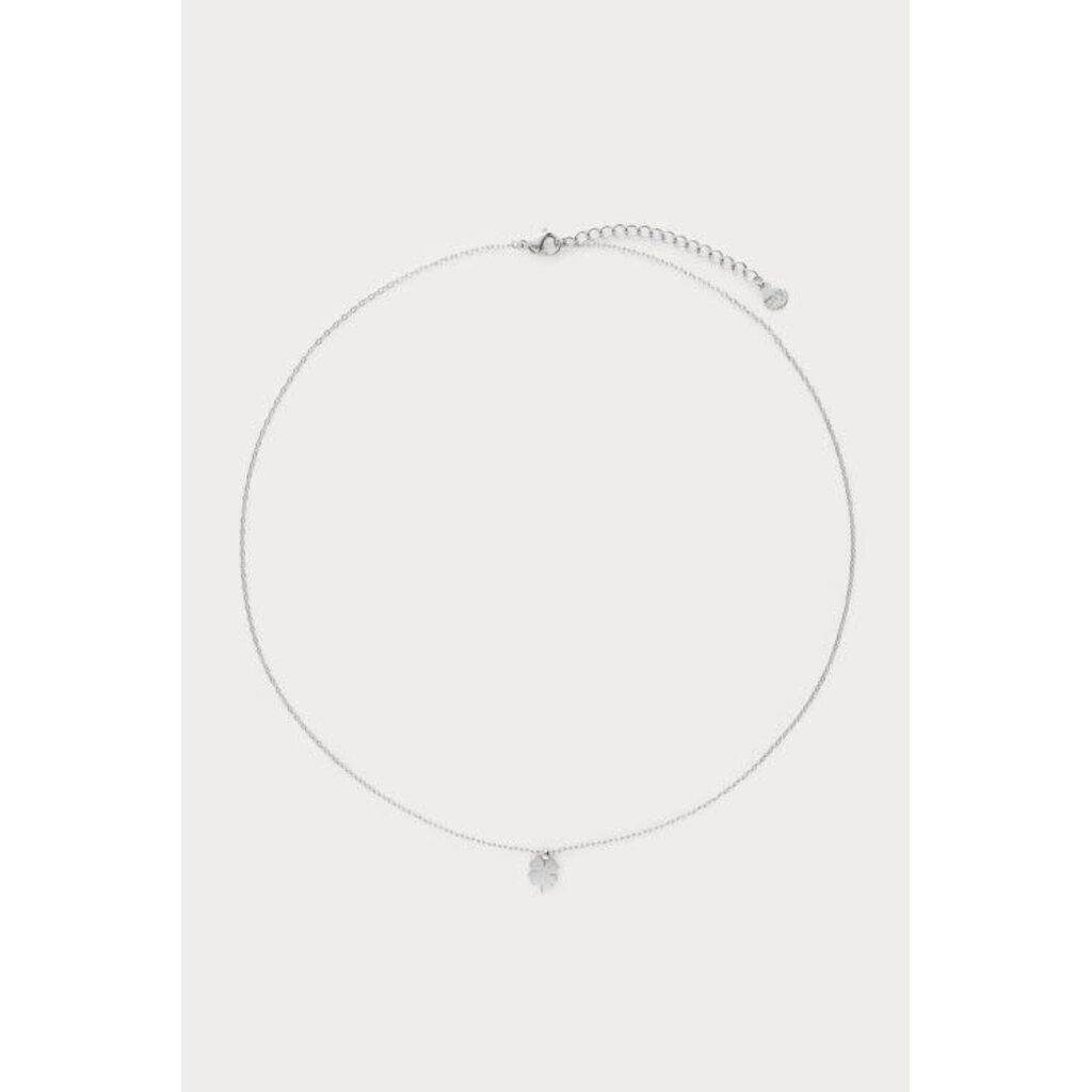 Ketting clover MJ03134 Zilver