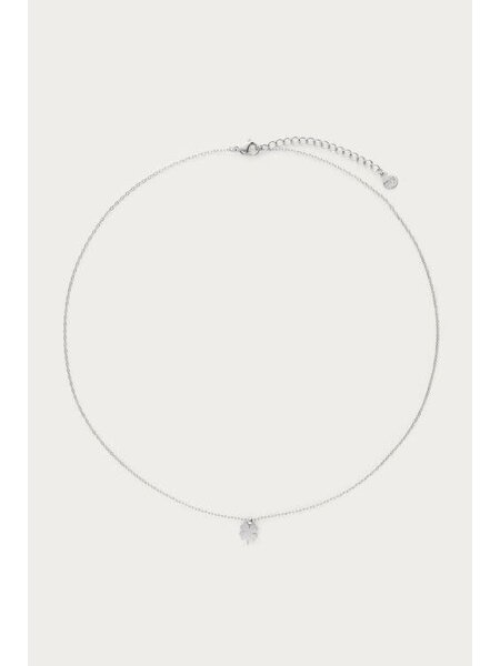 Ketting clover MJ03134 Zilver