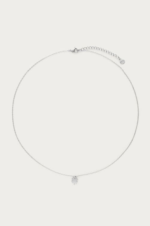 Necklace clover MJ03134 Silver