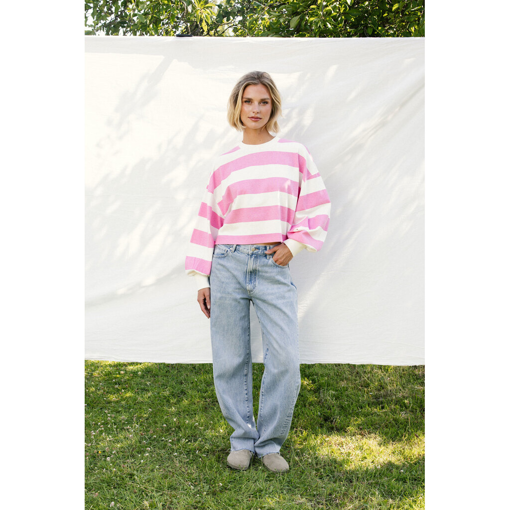 CATWALK JUNKIE Oversized striped long sleeve 2601020404 Rosebloom