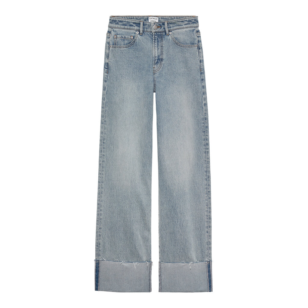 CATWALK JUNKIE Loose fit jeans with fold 2601023202 Light Blue