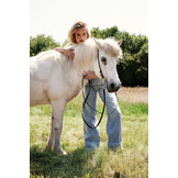 Loose fit jeans with fold 2601023202 Light Blue