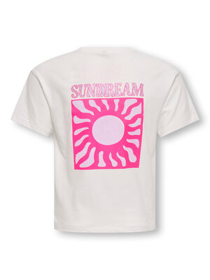 KOGRUTH SUN LIFE S/S TOP BOX CS JRS 15375849 Cloud Dancer Back Sundream/Orchid Bloom/PinkGlo