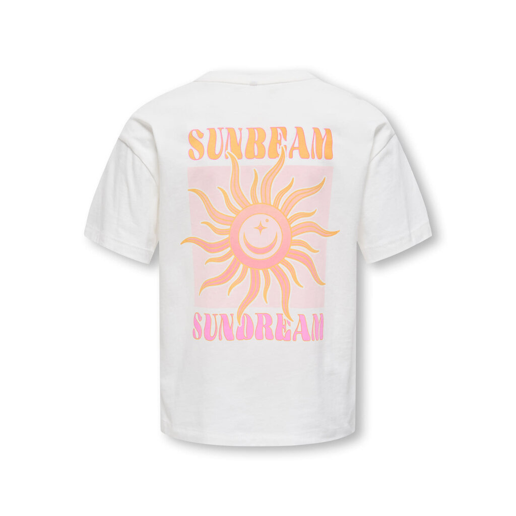 KIDS ONLY KOGRUTH SOLEI LIFE S/S TOP BOX CS JRS 15354257 Cloud Dancer Sunbeam