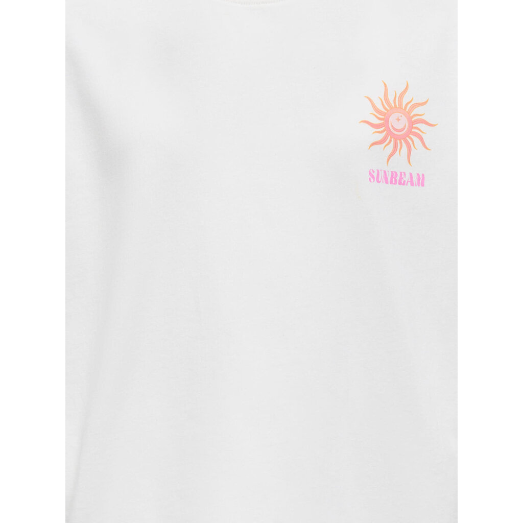 KIDS ONLY KOGRUTH SOLEI LIFE S/S TOP BOX CS JRS 15354257 Cloud Dancer Sunbeam