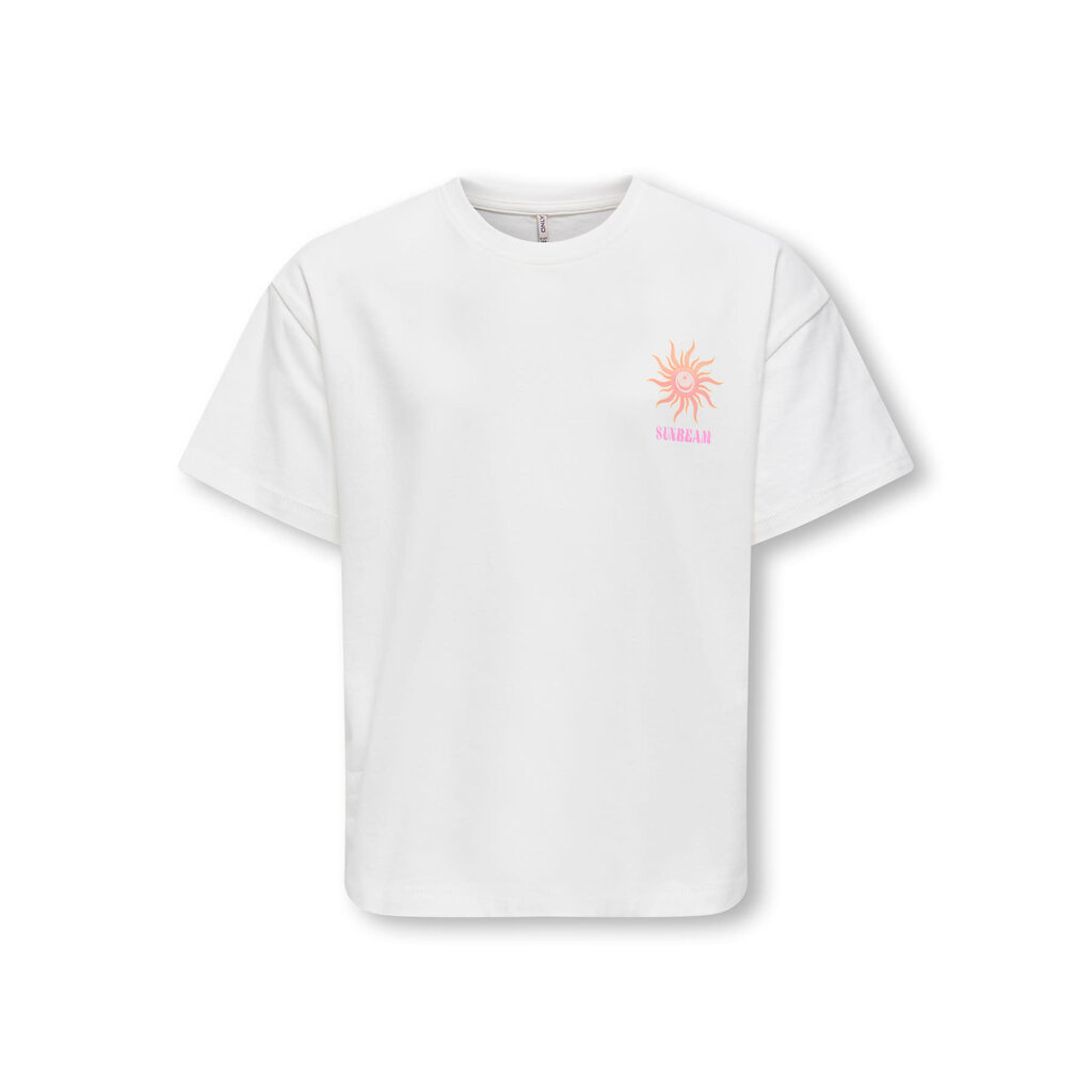 KIDS ONLY KOGRUTH SOLEI LIFE S/S TOP BOX CS JRS 15354257 Cloud Dancer Sunbeam