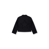 oversized star cropped blazer STAR (R2602464898) black