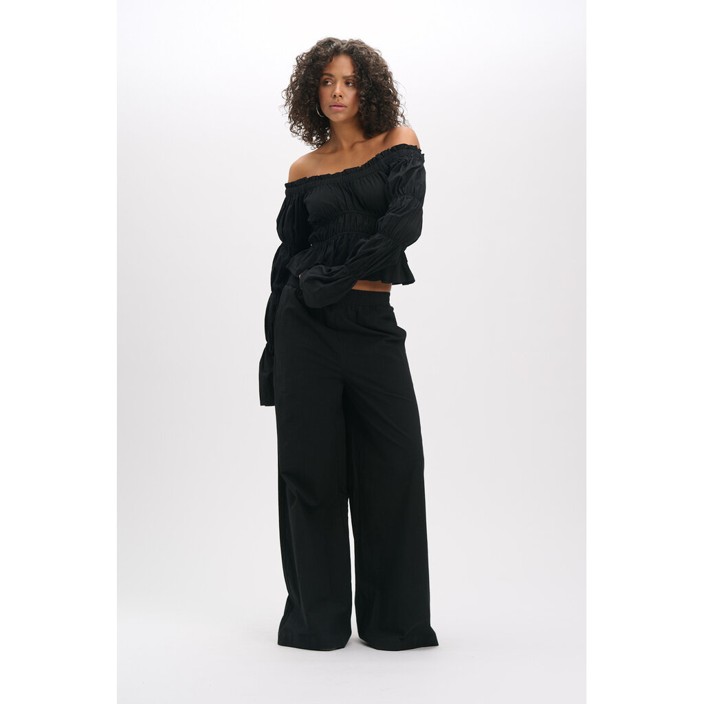 REFINED wide pants PULLA (R2602166909) black