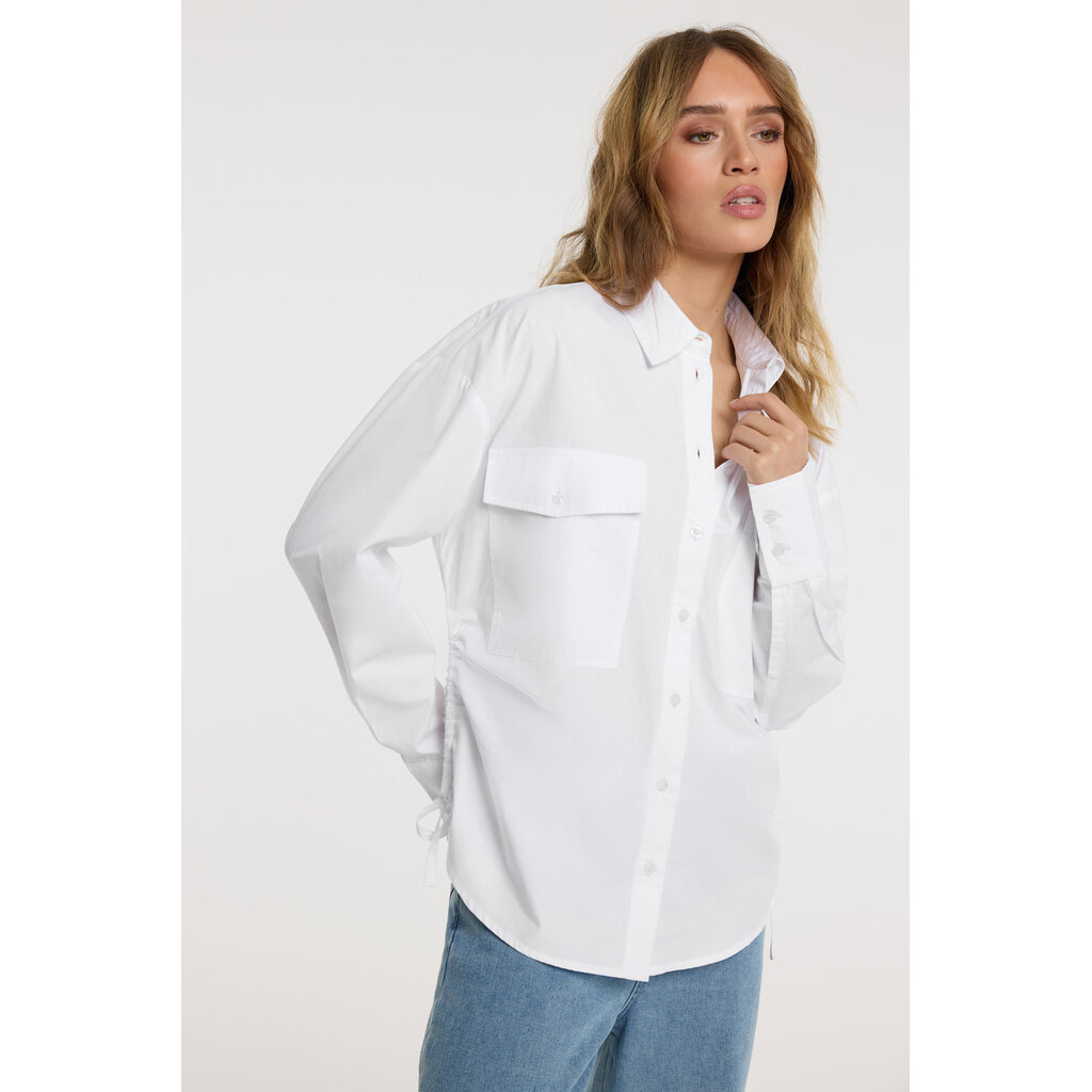REFINED oversized side strap blouse DANIA (R2602942925) white
