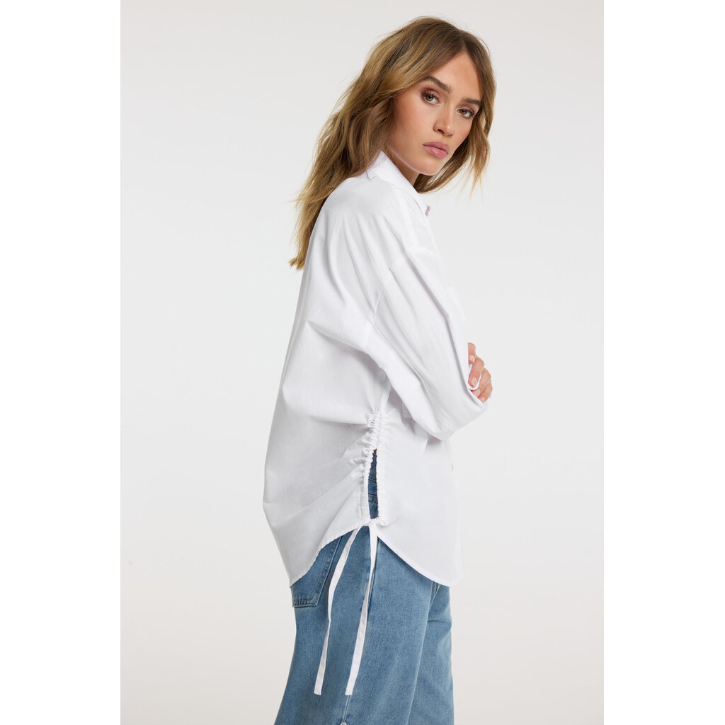 REFINED oversized side strap blouse DANIA (R2602942925) white