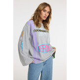 oversized longsleeve WINNIE (R2602813922) grey melange
