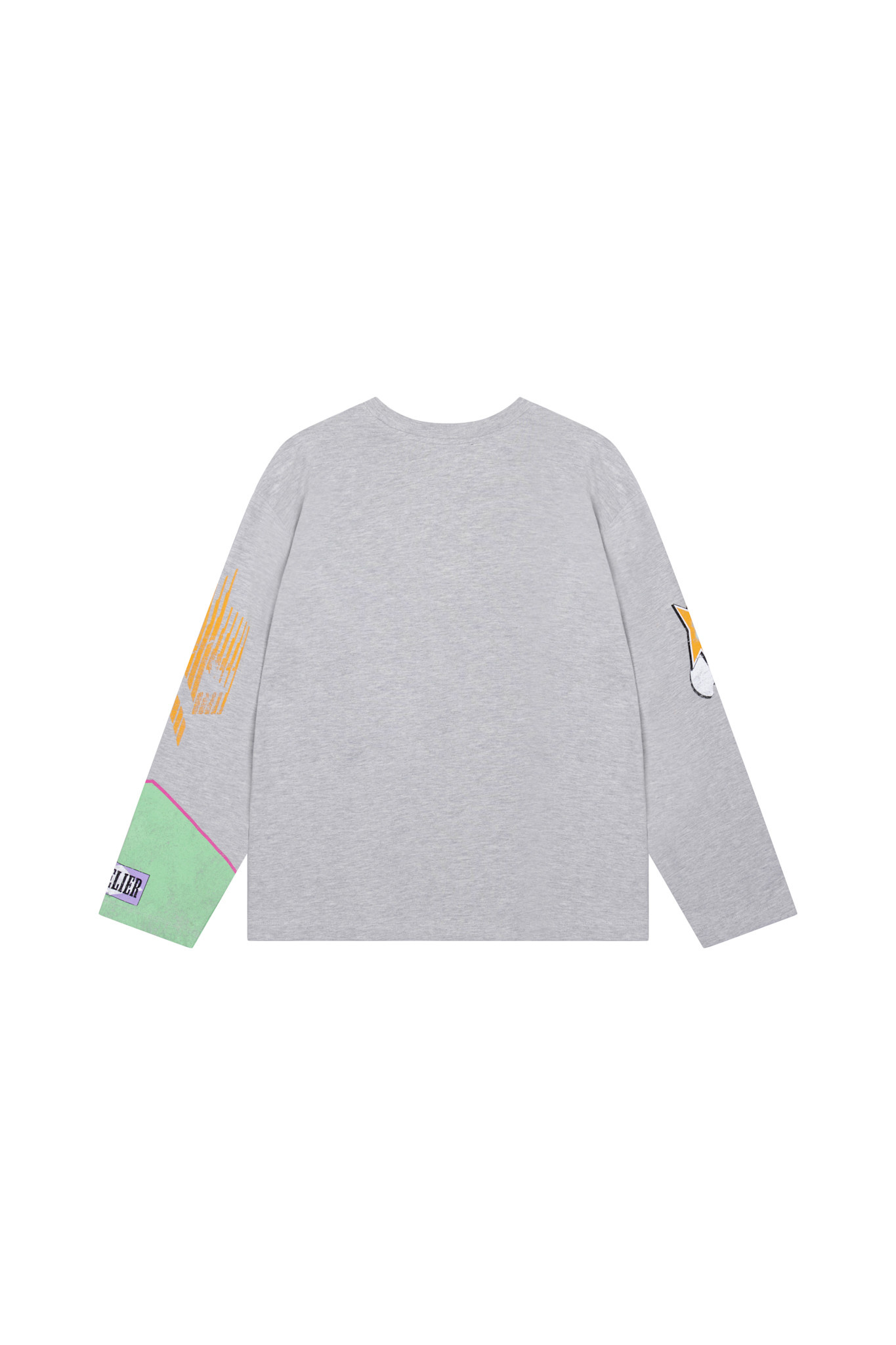 oversized longsleeve WINNIE (R2602813922) grey melange