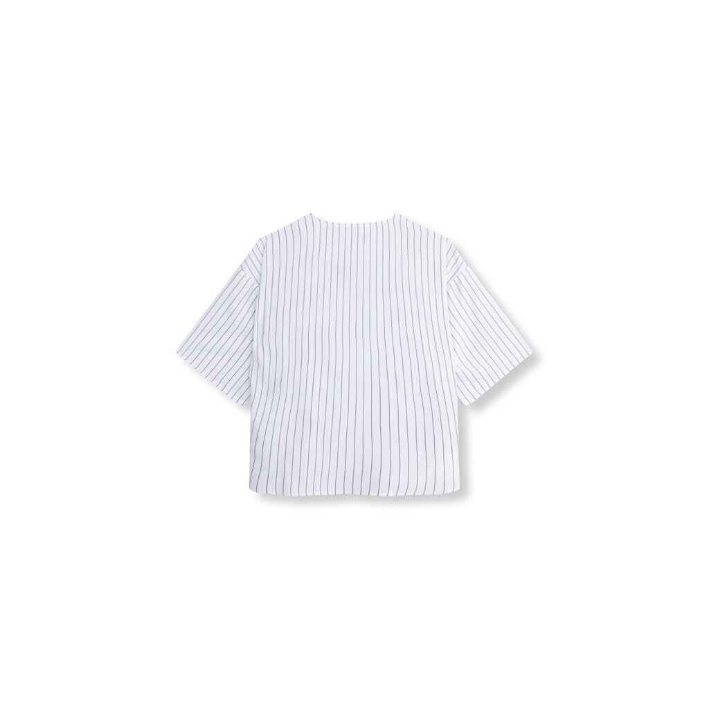 REFINED oversized baseball shirt BENNIE (R2602944911) white