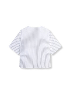 oversized baseball shirt BENNIE (R2602944911) white