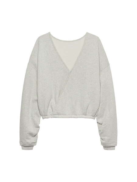 CATWALK JUNKIE Back detailed sweater 2601020608 Light Grey Melange