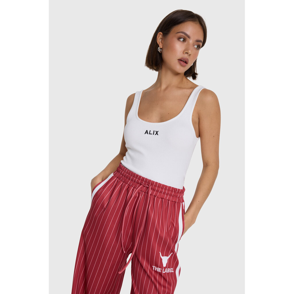 ALIX pinstripe training pants (2602174587) cerise