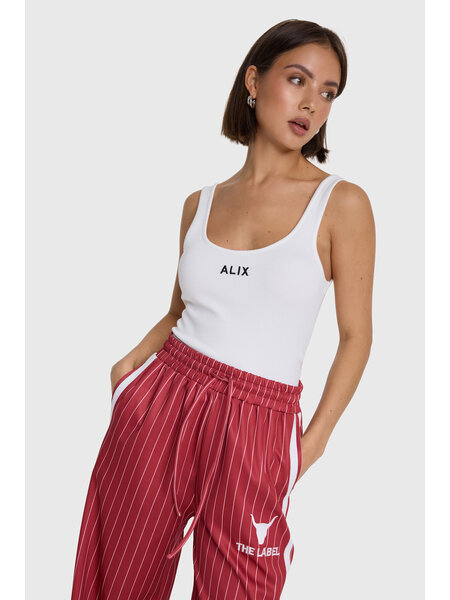 ALIX pinstripe training pants (2602174587) cerise