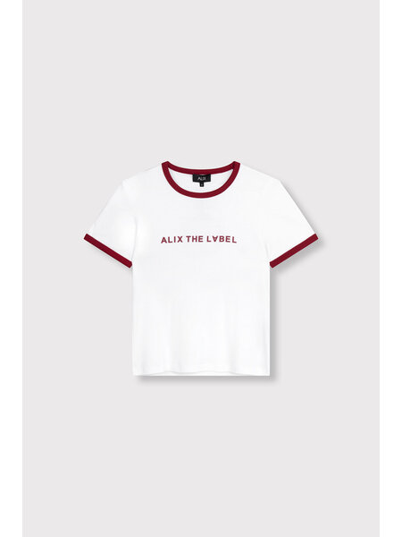 ALIX ringer t-shirt (2602884612) soft white