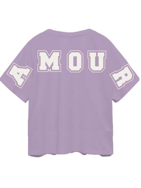 KIDS ONLY KOGAMOURA LIFE SS REG PRINT TOP CS JRS 15375843 Orchid Bloom AMOUR Cloud Dancer