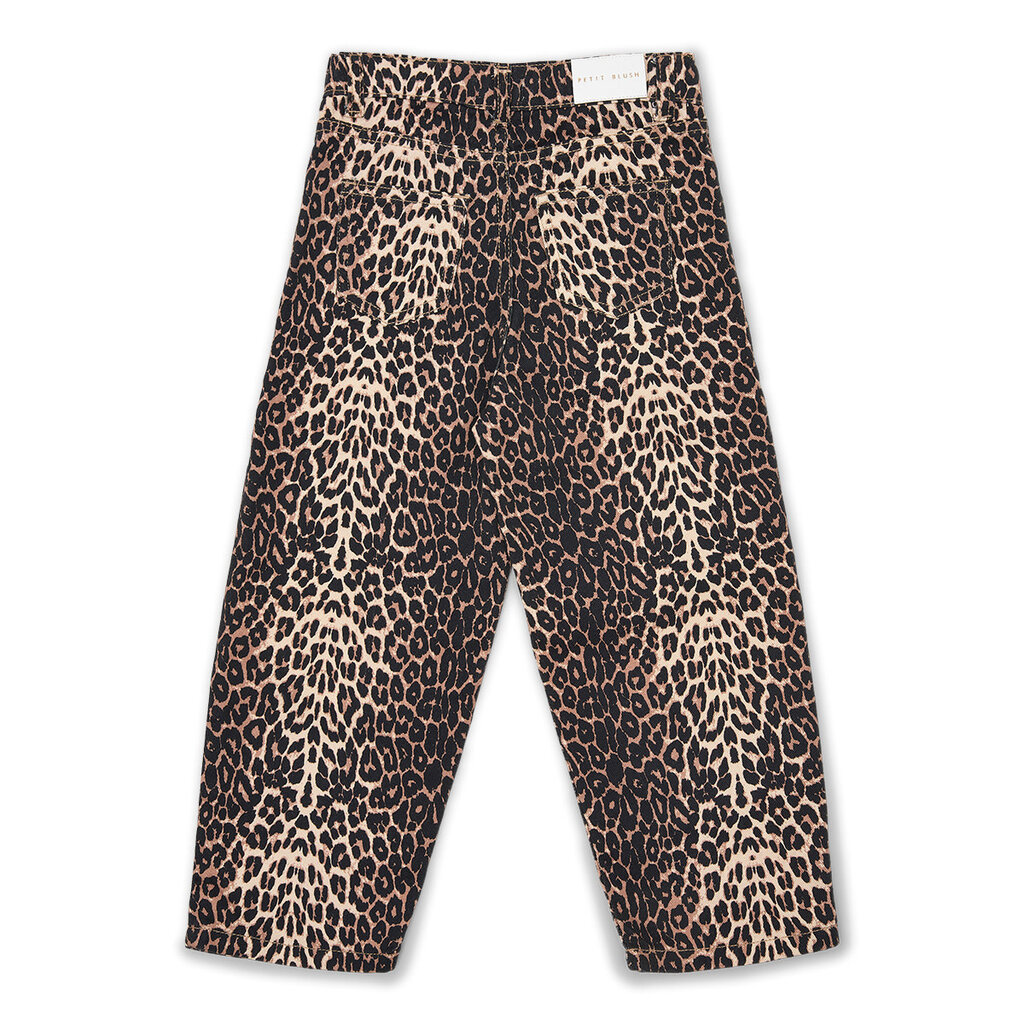 PETIT BLUSH Ballon Fit Jeans SS26-058 Leopard AOP