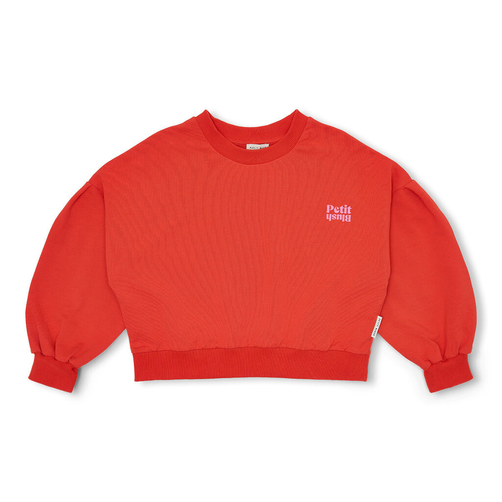 PETIT BLUSH Easy Sweater SS26-104 Grenadine