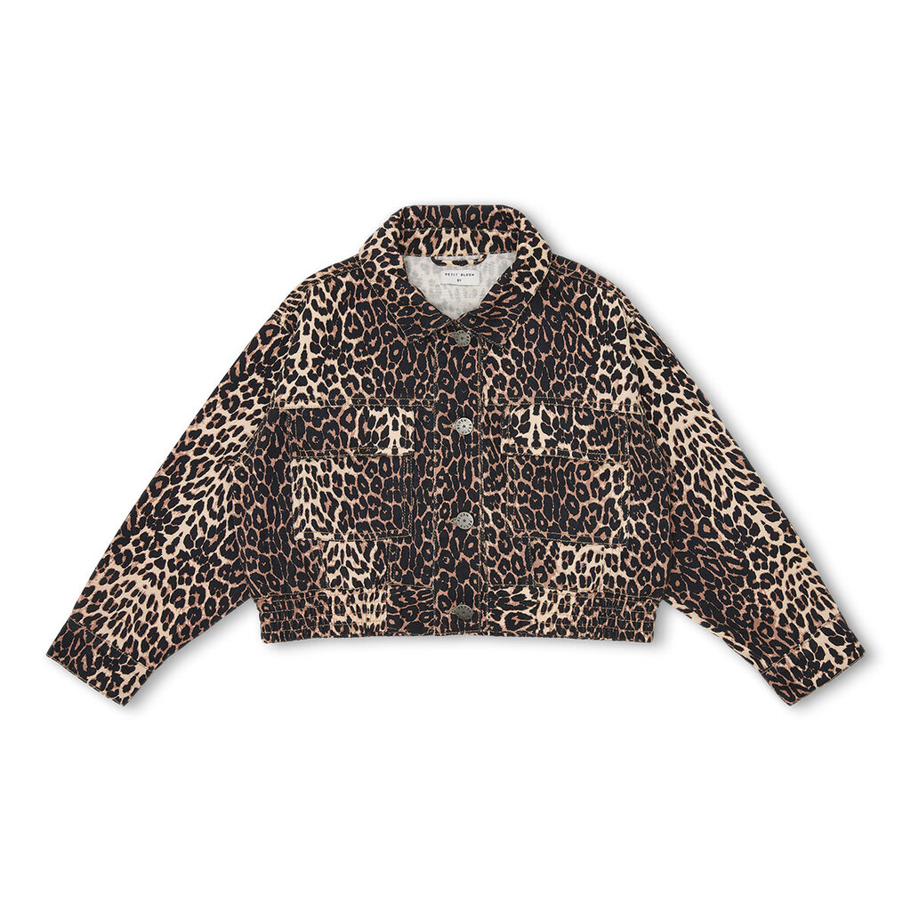 PETIT BLUSH Leopard Jacket SS26-403 Leopard AOP