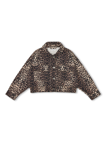 PETIT BLUSH Leopard Jacket SS26-403 Leopard AOP