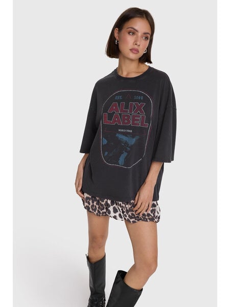 ALIX band shirt (2602816653) charcoal grey