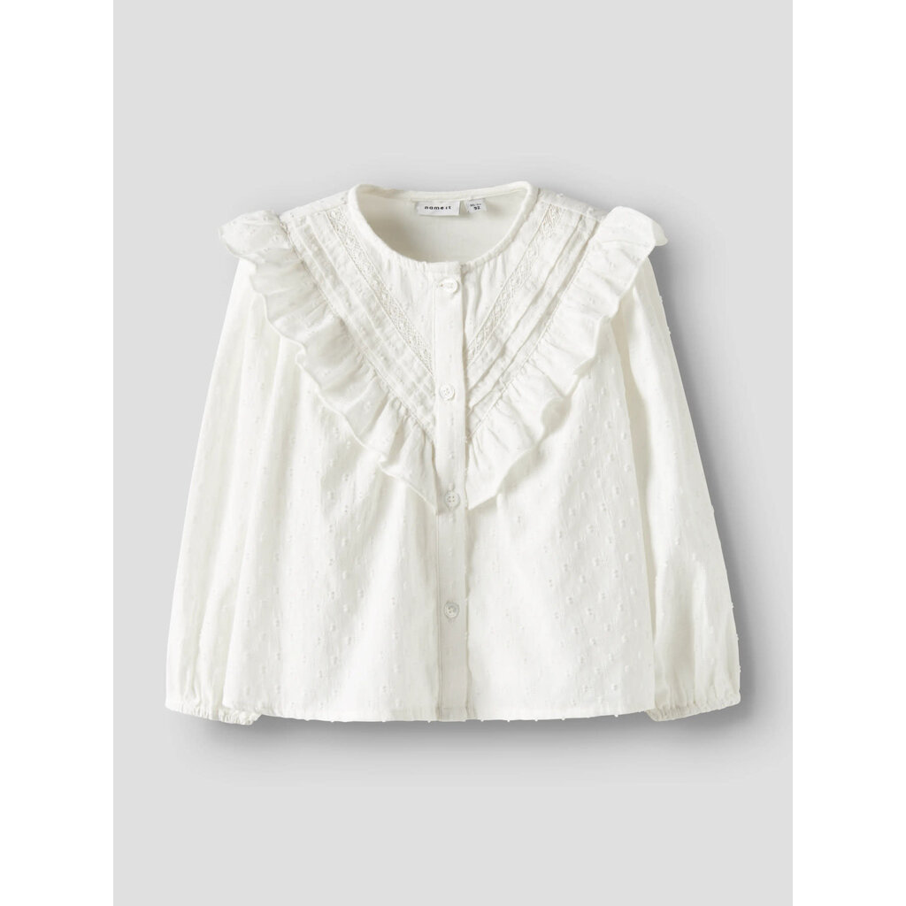 name it NMFTASHJA LS SHIRT 13251619 Cloud Dancer