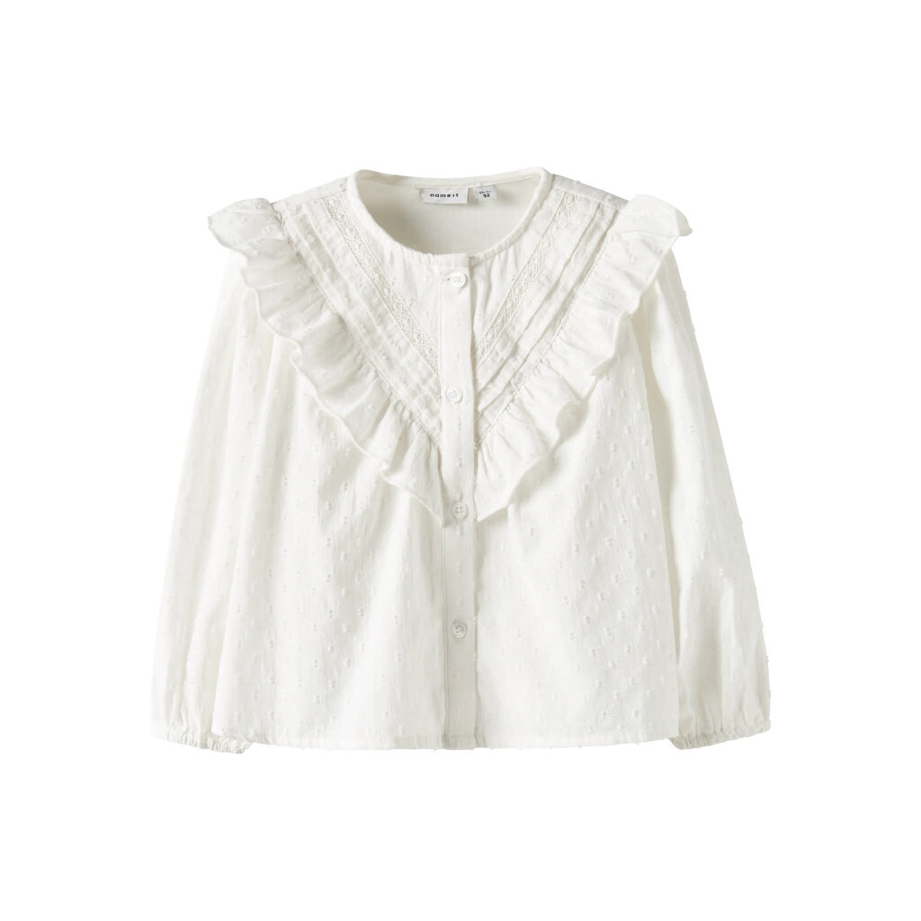 name it NMFTASHJA LS SHIRT 13251619 Cloud Dancer