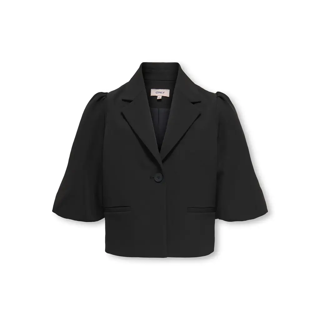 KIDS ONLY KOGKIRA PUFF SLEEVE S/S BLAZER CS TLR 15375844 Black