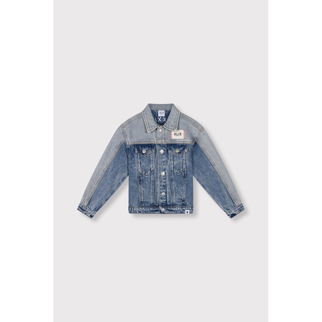 ALIX mini colour block denim jacket 62603470452