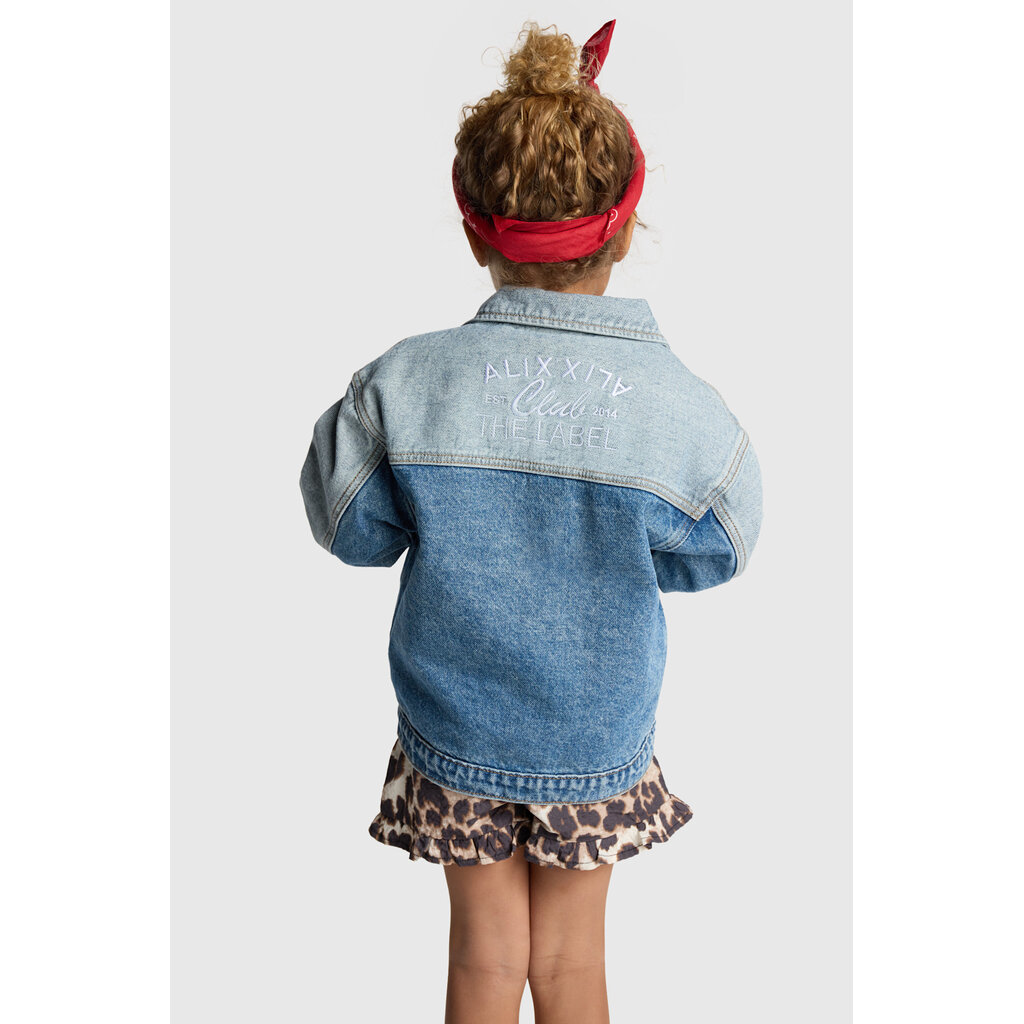 ALIX mini colour block denim jacket 62603470452