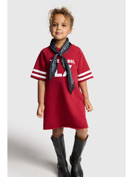 ALIX mini sporty sweat dress 62603373503  cerise