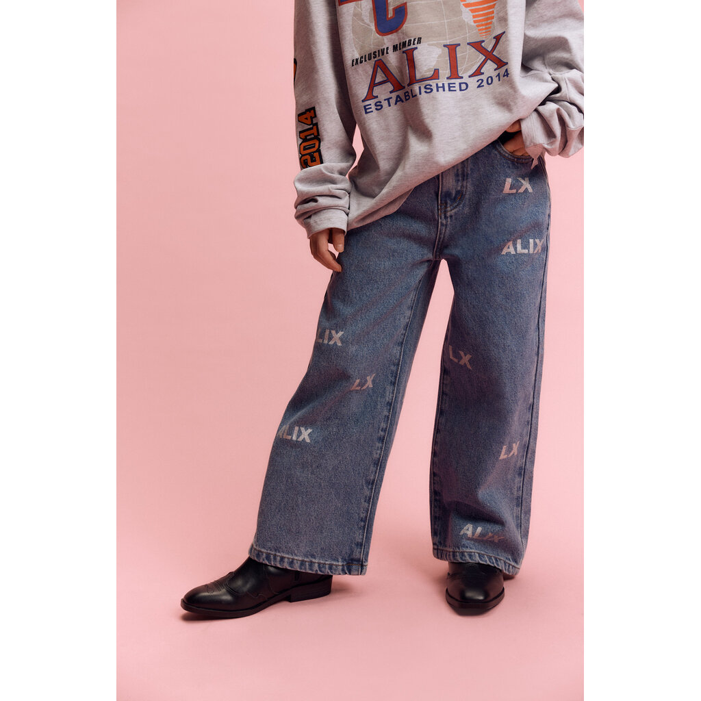 ALIX mini wide leg denim pants 62603170450