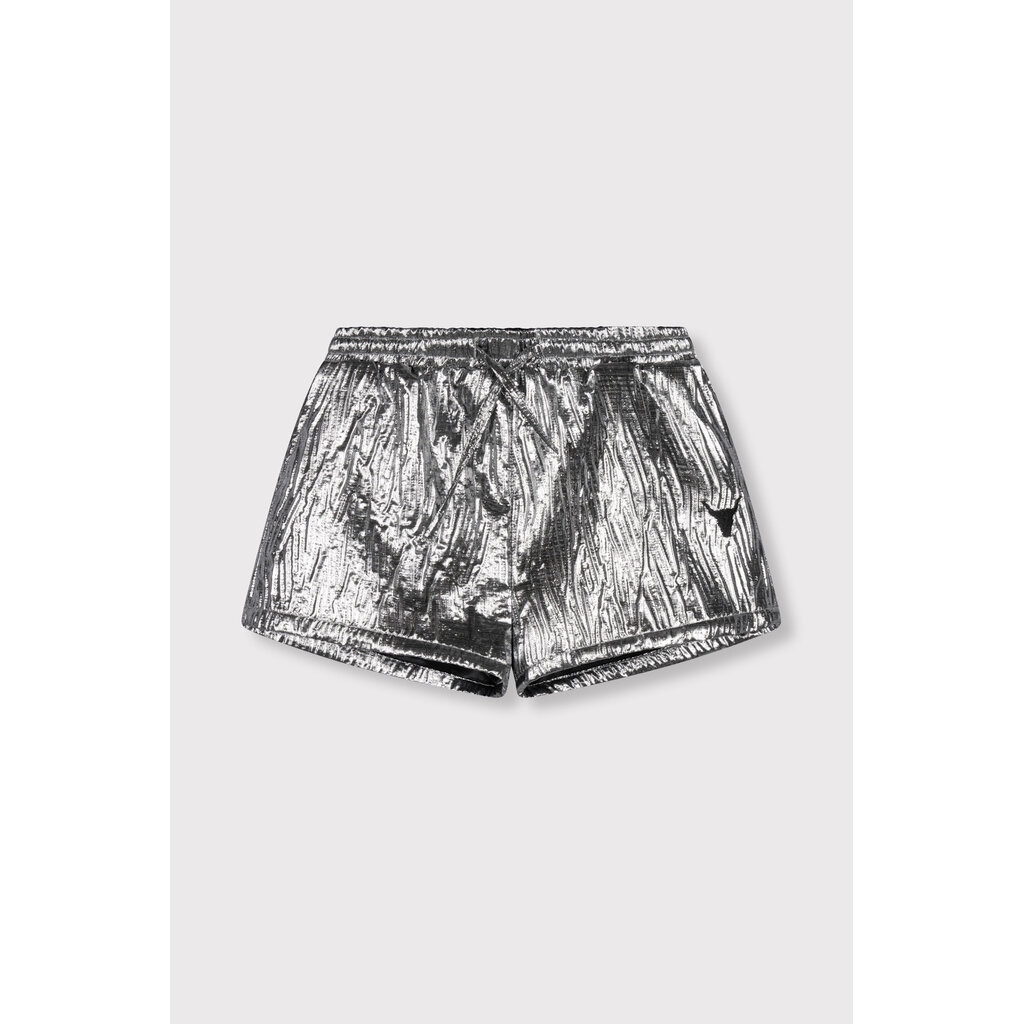 ALIX mini woven silver shorts 62603157502