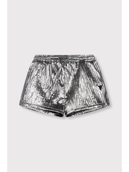 ALIX mini woven silver shorts 62603157502